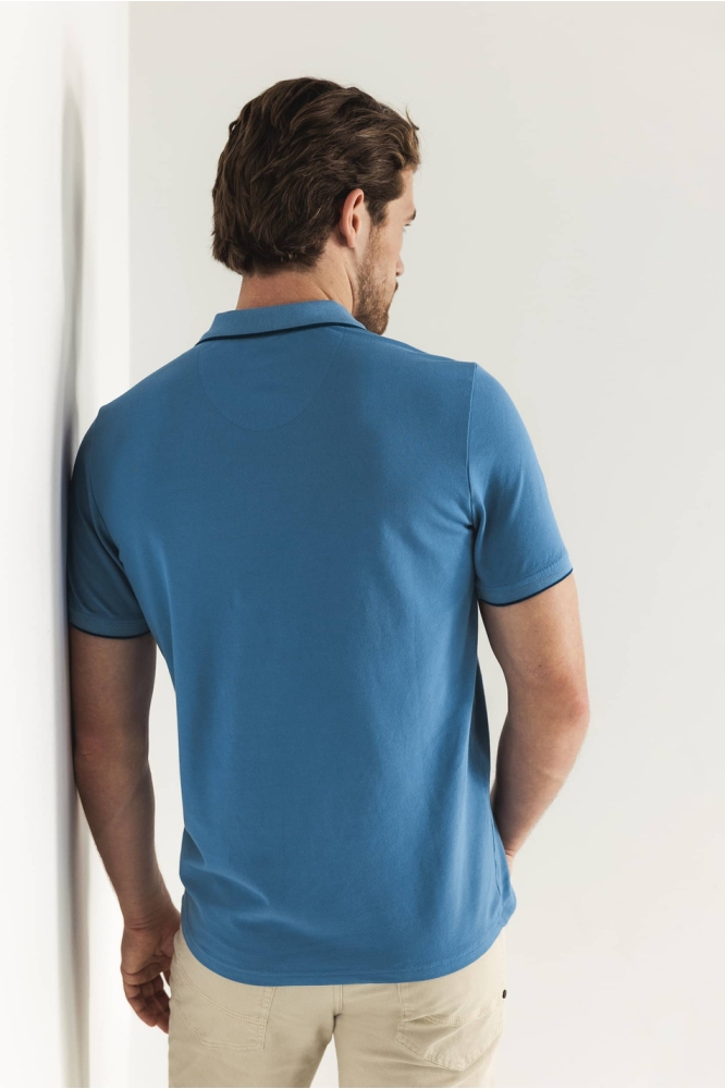 PIQUE POLO MET STREEPDETAILS 46115400 5600